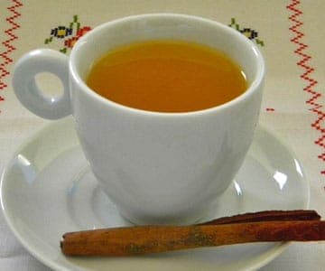 Receita de Chá de Maçã e Canela