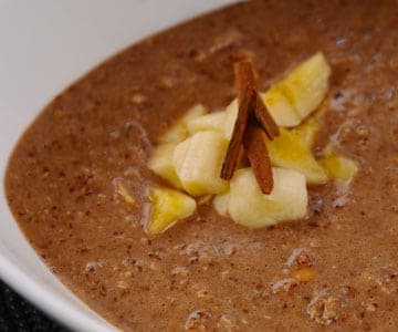 Receita de Mingau de Aveia com Whey Protein