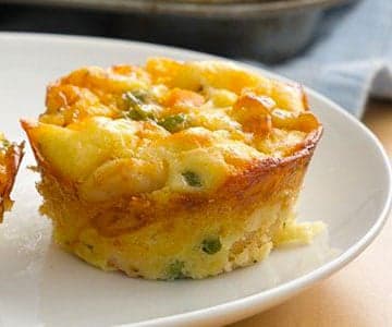 Receita de Mini Omelete de Forno