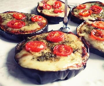 Receita de Pizza de Berinjela