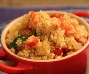 Receita de Risoto de Quinoa