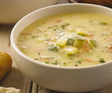 Receita de Sopa de Aveia com Verduras