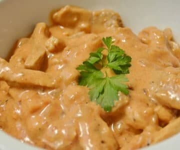 Receita de Strogonoff de Frango Light